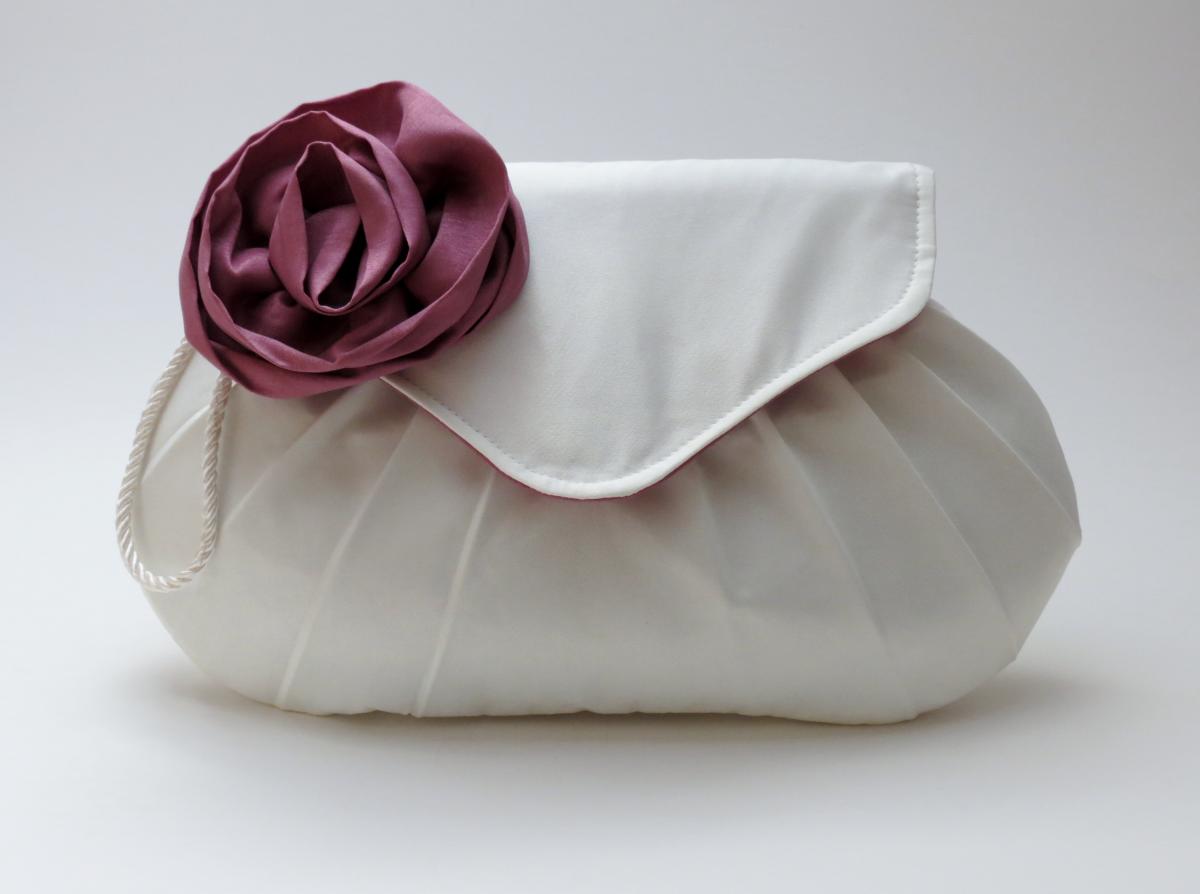 ivory bridal purse